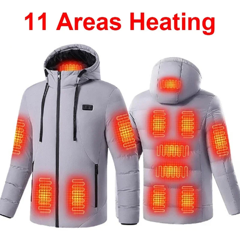 11 Area Heated Vest/Jacket Men and Women (fast heating, multiple modes)