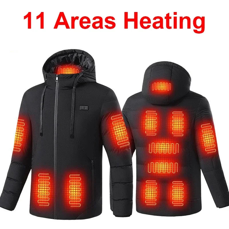 11 Area Heated Vest/Jacket Men and Women (fast heating, multiple modes)